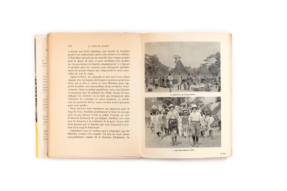 Title: Au pays du Niamou Photographer(s): Marcel le Roy Designer(s): - Writer(s): Marcel le Roy (?) Publisher: Editions Contemporaines, Paris 1951 Pages: 252, mostly text with 32 plates Language: French ISBN: - Dimensions: 14 x 19 cm Edition: Country: Liberia
