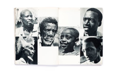 Title: Ruanda Urundi Photographer(s): Capelle, G. Seuvorst, H. De Saeger, R. de Wilde, G.F. de Witte, C. Eeman, R. Geerts, Henri Goldstein, Carlos Lamote, P. Laval, E. Lebied, J.J. Maquet, J. Mulders, Regnier, G. Sladden, R. Stalin, J. Verschueren and Congopresse Designer(s): Robert Geerts Writer(s): Jean-Paul Harroy, Governor of Ruanda-Urundi Publisher: Inforcongo, Brussels 1958 Pages: 147 photographs (unpaginated) Language: English ISBN: – Dimensions: 21 x 27 cm Country: Rwanda and Burundi