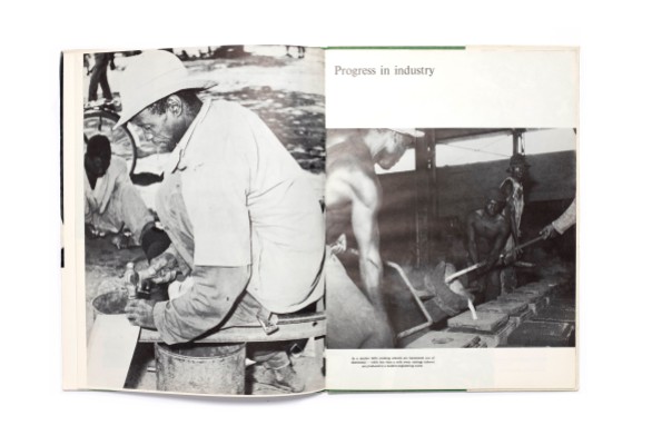 Title: Helping Ourselves, Zambia in pictures Photographer(s): Various photographers Designer(s): Unknown Writer(s): – Publisher: Publication section of the Zambia Information Services, Lusaka 1964 Pages: 64 Language: English ISBN: - Dimensions: 24 x 32 cm Country: Zambia